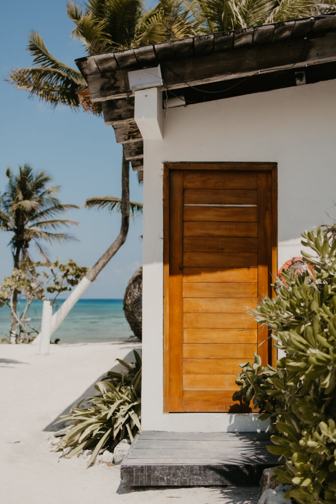 Blue Venado Tulum Wedding in Mexico. Hair & Makeup by Sarah Garnier & Co.